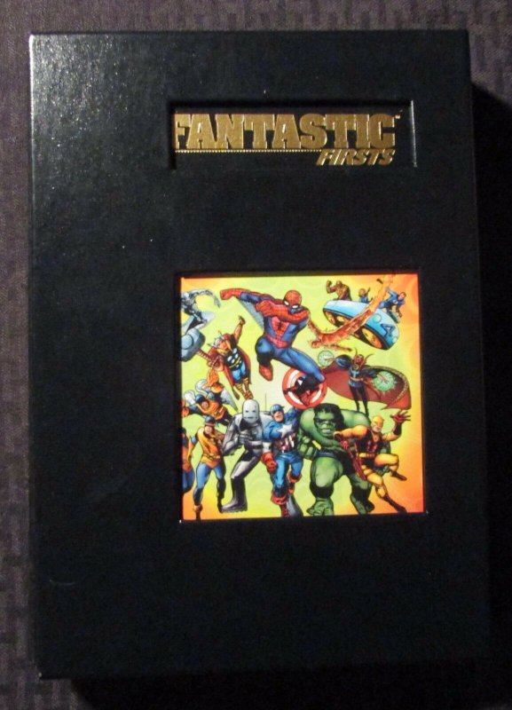 1994 Fantastic Firsts by Stan Lee HC/Slipcase Nm/vf+ 1st Printing Marvel (Marvel Comics, 1994), raw comic book in NM condition — front cover