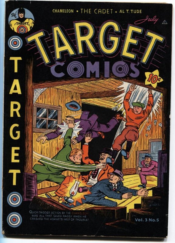 Target Vol 3 #5 (1942), raw, ungraded comic book — front cover