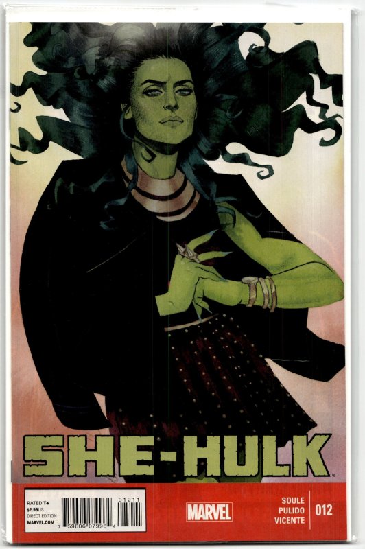 She-Hulk #12 (Marvel Comics, 2015), raw, ungraded comic book — front cover