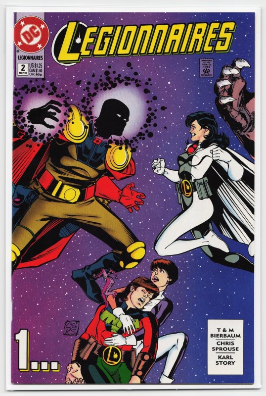 Legionnaires #2 (1993), raw, ungraded comic book — front cover