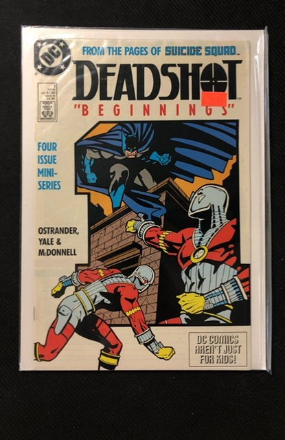 Deadshot #1 (1988), raw, ungraded comic book — front cover