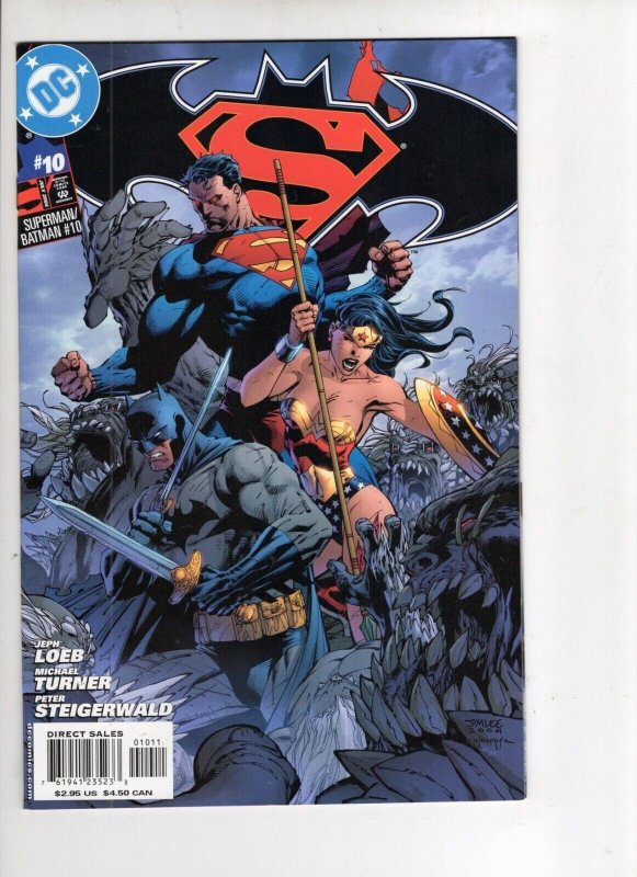 Superman/Batman #10 (DC Comics, 2004), raw comic book in NM 9.4 condition — front cover