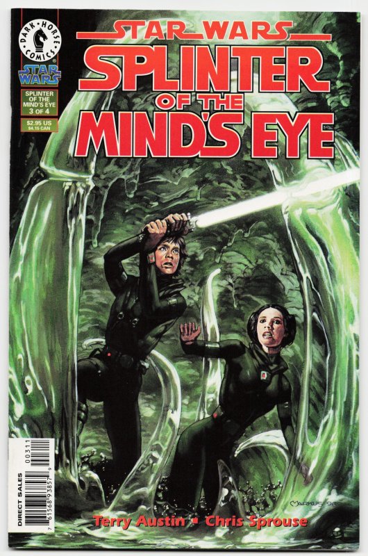 Star Wars: Splinter of the Mind's Eye #3 (Dark Horse Comics, 1996), raw, ungraded comic book — front cover
