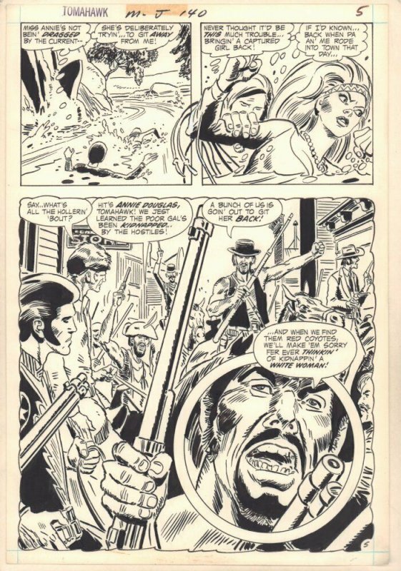 Tomahawk #140 (1972), raw, ungraded comic book — front cover