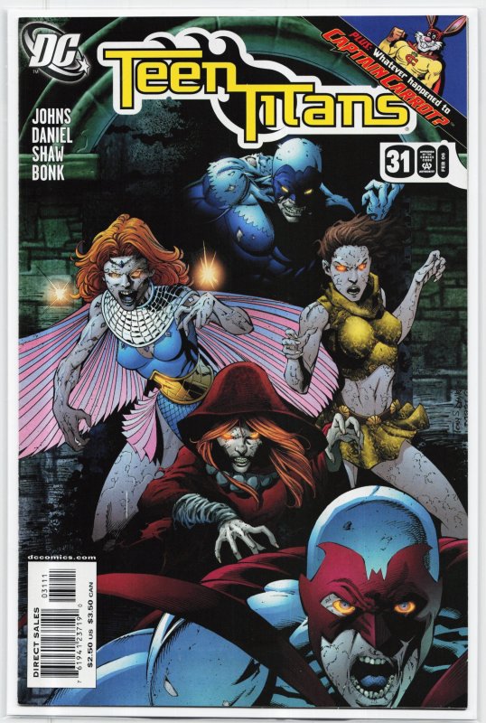 Teen Titans #31 (DC Comics, 2006), raw, ungraded comic book — front cover