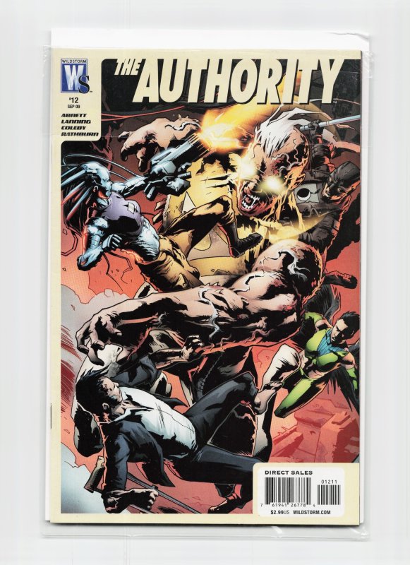 The Authority #12 (DC Comics, 2009), raw, ungraded comic book — front cover