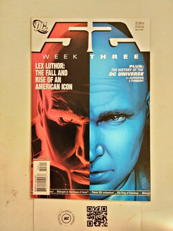 52 #3 (DC Comics), raw comic book in NM condition — front cover