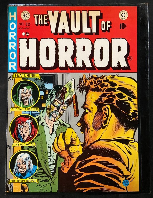 Complete Vault of Horror Hc Slipcase Russ Cochran EC Reprints #12-40, raw, ungraded comic book — front cover