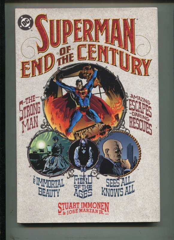 Superman End of the Century Hard Cover ~ the Stong Man ~ (Grade 9.2)WH, raw comic book in 9.2 condition — front cover