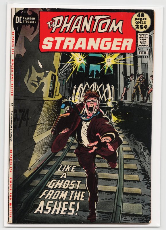 The Phantom Stranger #17 (DC Comics, 1972), raw, ungraded comic book — front cover