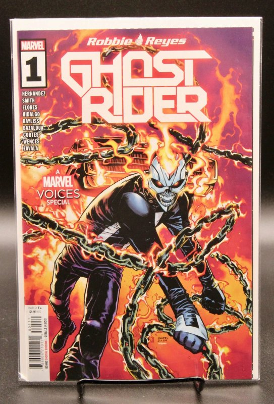 Ghost Rider Robbie Reyes Special #1 (Marvel Comics, 2023), raw comic book in NM+ 9.6 condition — front cover