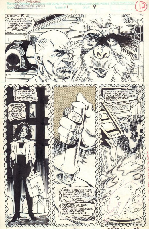 2099 Unlimited (Spider-Man) #1 (1993), raw, ungraded comic book — front cover