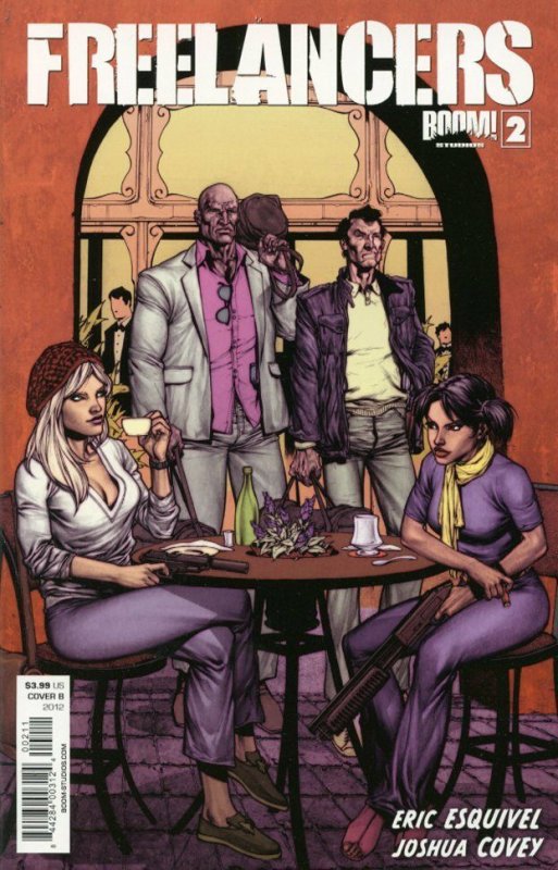 Freelancers #2 (Boom! Studios), raw, ungraded comic book — front cover