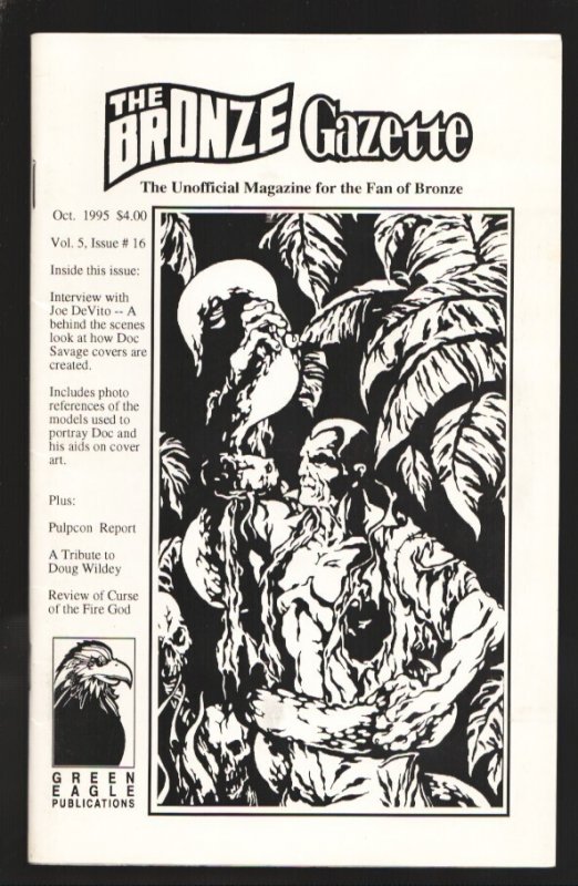 Bronze Gazette #16, raw, ungraded comic book — front cover