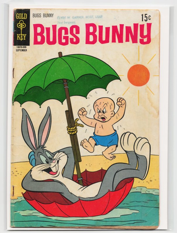 Bugs Bunny #131 (1970), raw, ungraded comic book — front cover
