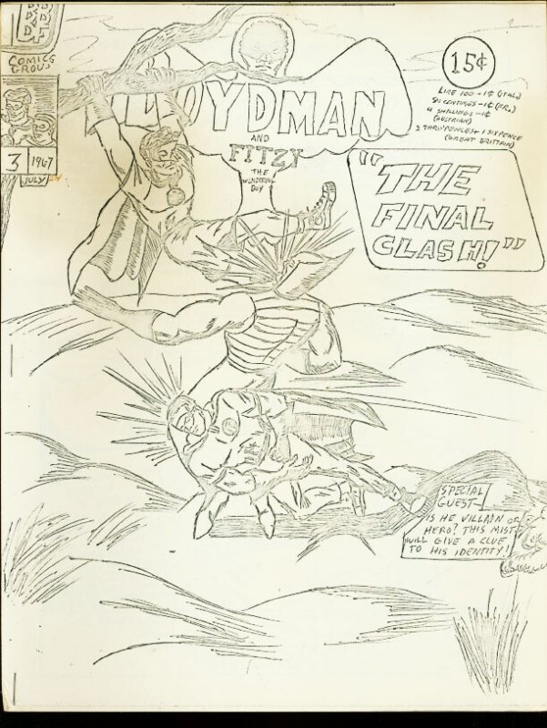 Boydman and Fitzi #3-1967-Batman Parody-Fanzine-Rare Vg/fn, raw comic book in VG/FN condition — front cover