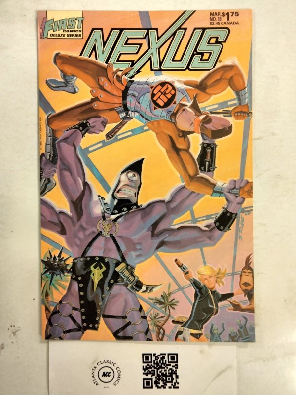 Nexus #18 (First Comics), raw comic book in NM condition — front cover