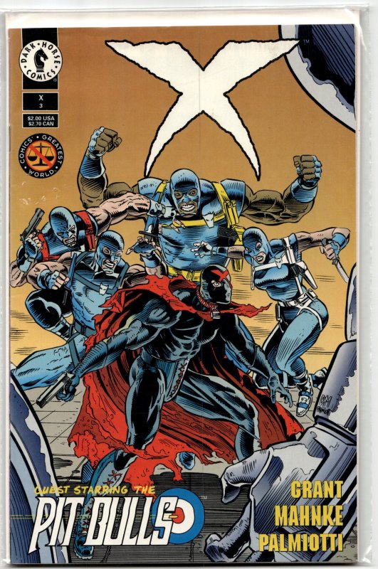 X #3 (1994) #3 (Dark Horse Comics, 1994), raw, ungraded comic book — front cover