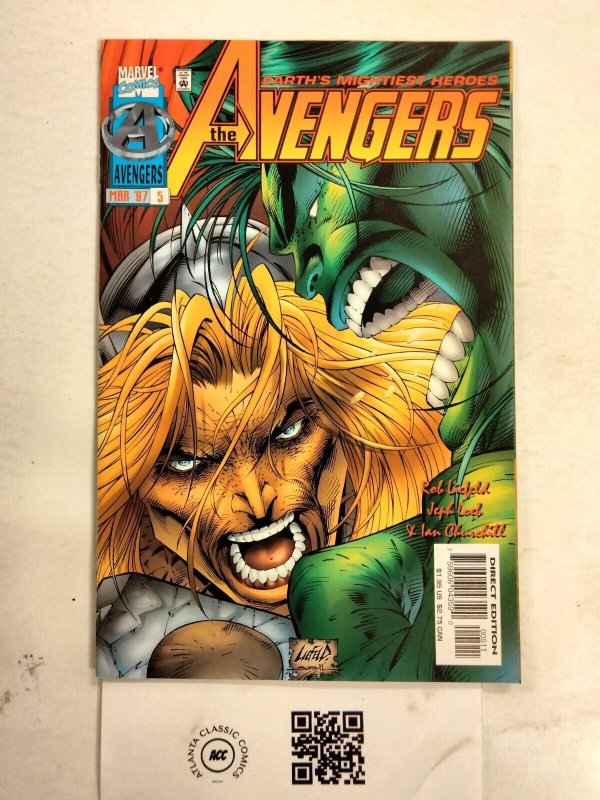 The Avengers #5 (Marvel Comics), raw comic book in NM condition — front cover