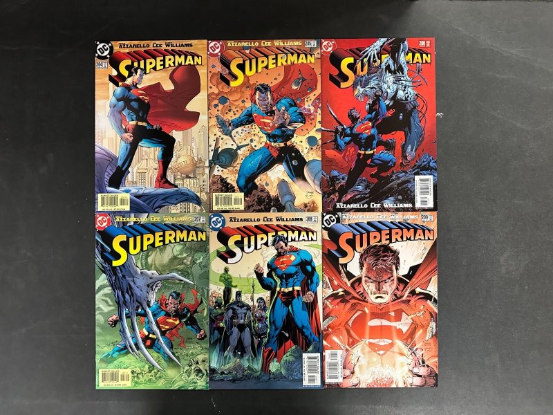 Superman (1987) #204-215 Vf/nm Set (DC Comics, 1987), raw comic book in VF/NM condition — front cover