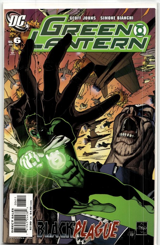 Green Lantern #6 (DC Comics, 2005), raw, ungraded comic book — front cover