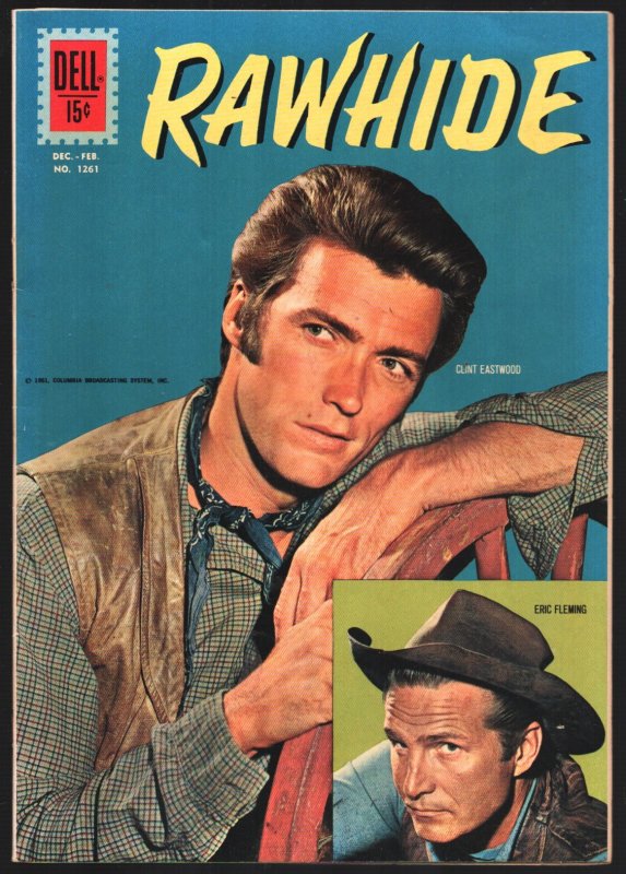 Rawhide-Four Color Comics #1261 (Dell, 1961), raw, ungraded comic book — front cover