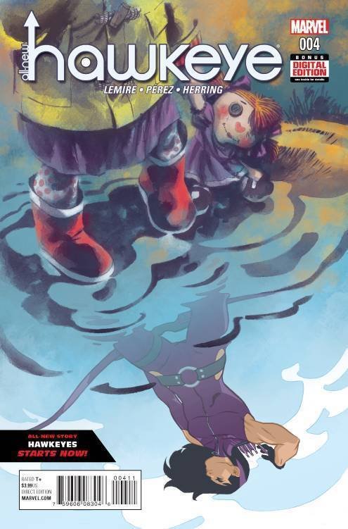 All New Hawkeye #4 (Marvel Comics, 2016), raw, ungraded comic book — front cover