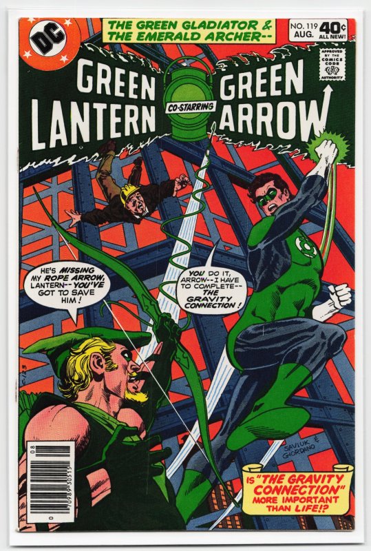 Green Lantern #119 (DC Comics, 1979), raw, ungraded comic book — front cover