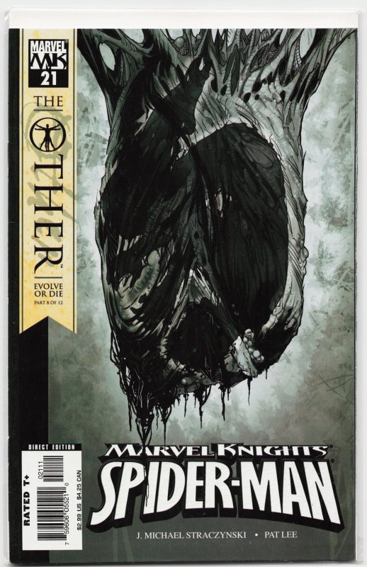 Marvel Knights Spider-Man #21 (Marvel Comics, 2006), raw, ungraded comic book — front cover