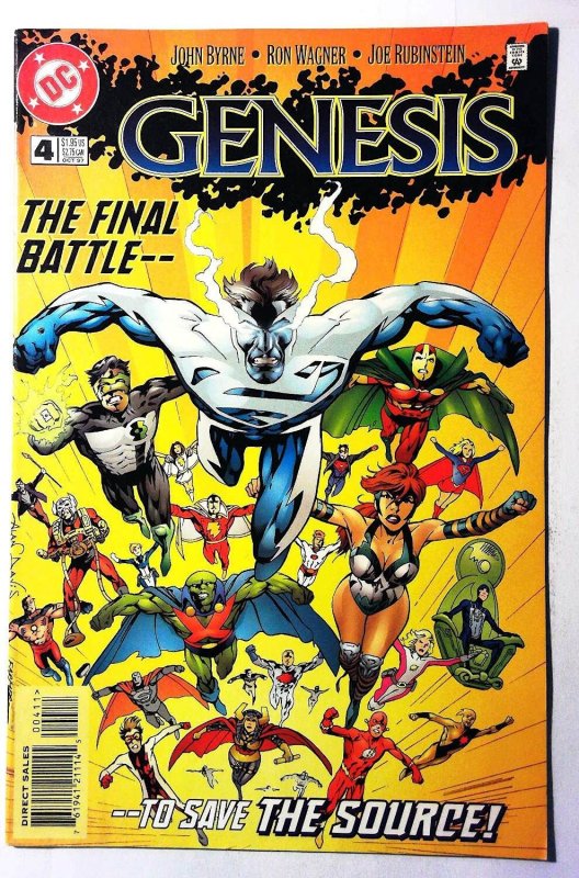 Genesis #4 (DC Comics, 1997), raw, ungraded comic book — front cover