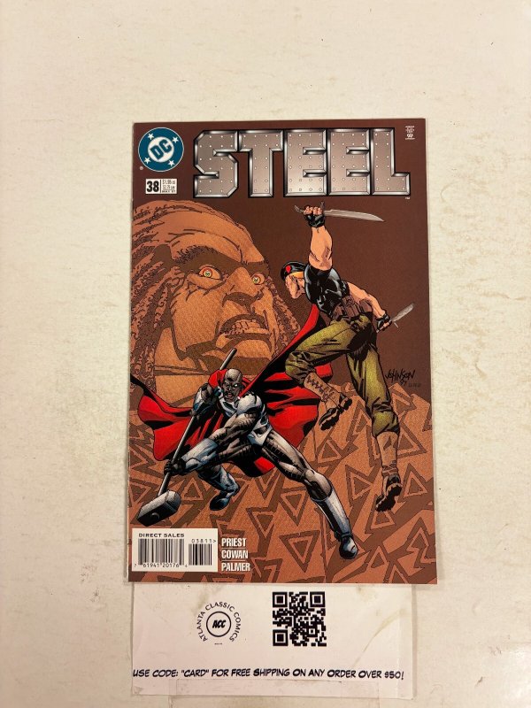 Steel #38 (DC Comics, 1997), raw comic book in NM condition — front cover
