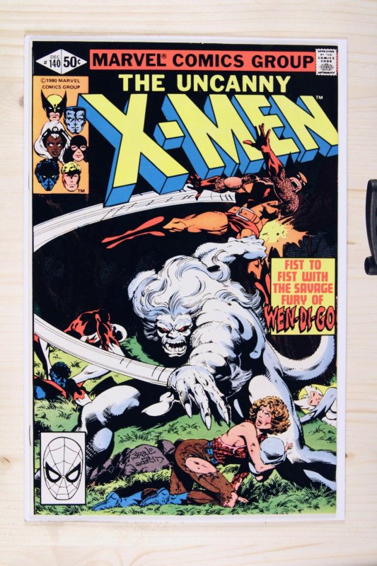 The Uncanny X-Men #140 (Marvel Comics, 1980), raw comic book in VF/NM 9.0 condition — front cover