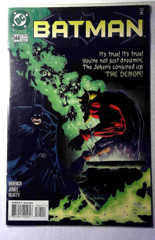 Batman #544 (DC Comics, 1997), raw, ungraded comic book — front cover