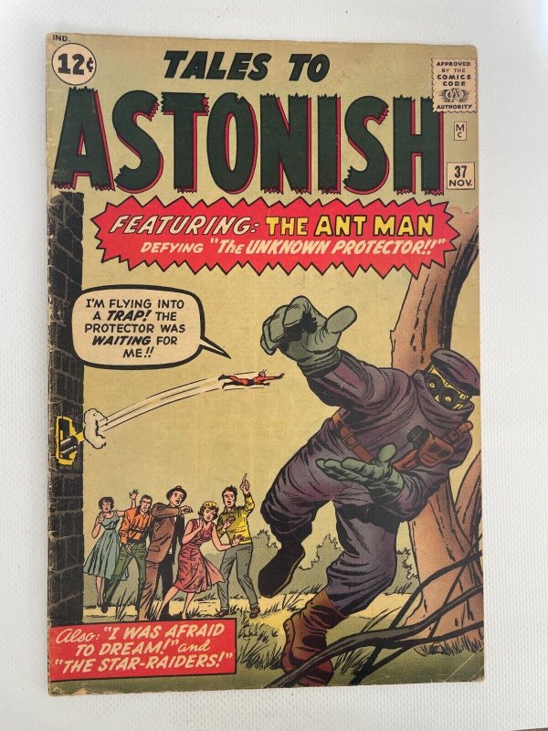 Tales to Astonish #37 (Marvel Comics), raw comic book in FN condition — front cover