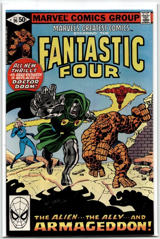 Marvel's Greatest Comics #96 (Marvel Comics, 1981), raw, ungraded comic book — front cover