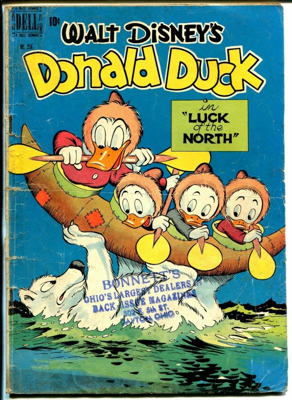 Donald Duck-Four Color Comics #256 (1949), raw comic book in FN- condition — front cover