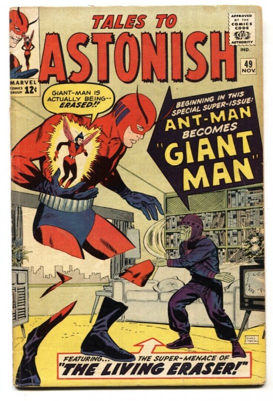 Tales to Astonish #49 - 1963 - Marvel - VG - Comic Book (Marvel Comics, 1963), raw comic book in VG condition — front cover