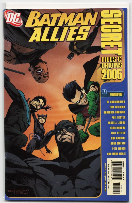 Batman Allies Secret Files and Origins 2005 (2005) Batman (DC Comics, 2005), raw, ungraded comic book — front cover