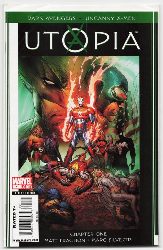 Dark Avengers/Uncanny X-Men: Utopia (2009) Dark Avengers (Marvel Comics, 2009), raw, ungraded comic book — front cover