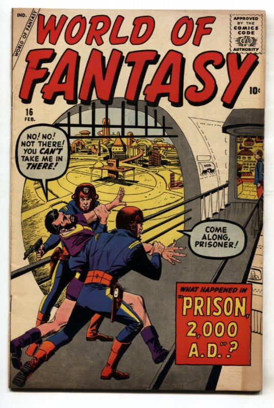World of Fantasy #16 (Atlas Comics, 1959), raw, ungraded comic book — front cover