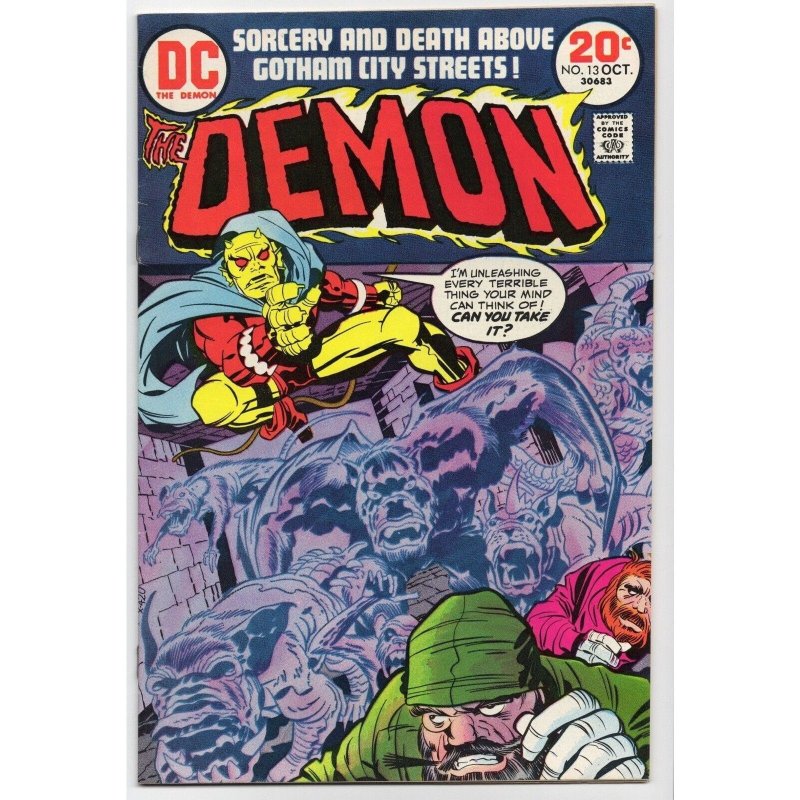 The Demon #14 (DC Comics, 1973), raw comic book in FN/VF 7.0 condition — front cover