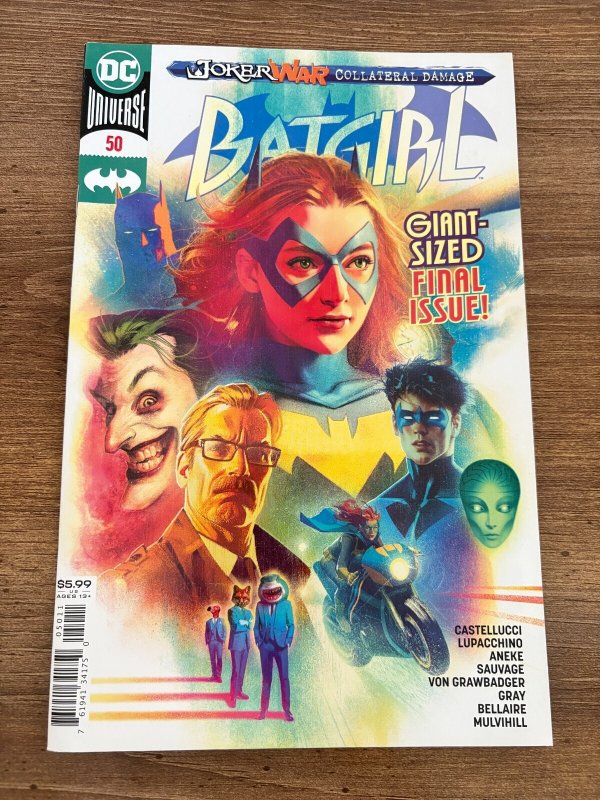 Batgirl #50 (DC Comics), raw comic book in NM condition — front cover