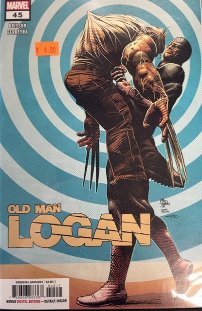 Old Man Logan #45 (Marvel Comics, 2018), raw, ungraded comic book — front cover