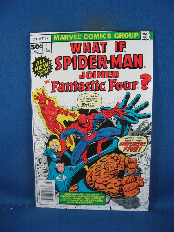 What If #1 (Marvel Comics, 1977), raw comic book in VF condition — front cover