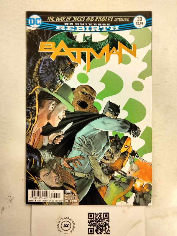 Batman #30 (DC Comics), raw comic book in NM condition — front cover