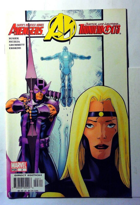 Avengers Thunderbolts #3 (Marvel Comics, 2004), raw, ungraded comic book — front cover