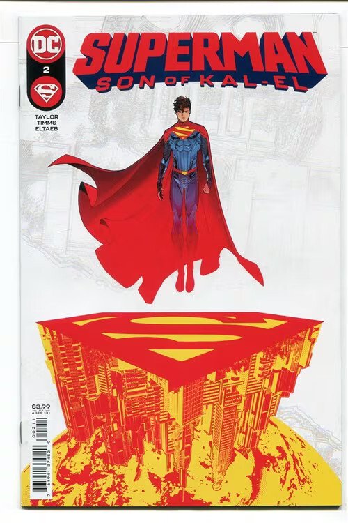 Superman Son of Kal-El (2021 DC) #2 (2021), raw, ungraded comic book — front cover
