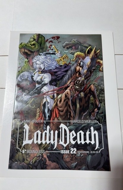 Lady Death #22 (2012), raw comic book in NM condition — front cover