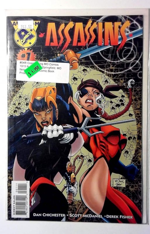Assassins #1 (DC Comics, 1996), raw, ungraded comic book — front cover