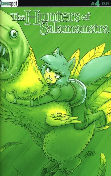 The Hunters of Salamanstra #4 (2017), raw, ungraded comic book — front cover